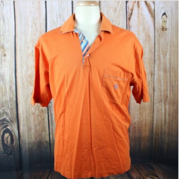Paul & Shark Yachting XXL Polo Shirt Orange S/S - Picture 2 of 6